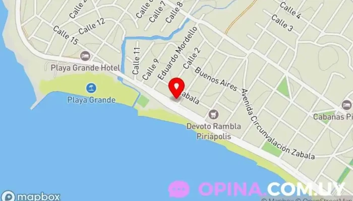 mapa de Inmobiliaria Paulo Alvez Agencia inmobiliaria en Piriápolis