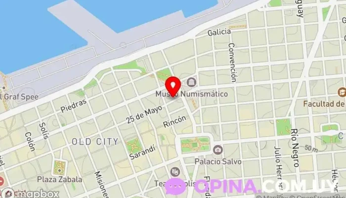 mapa de INMOBILIARIA PLATINUM Agencia inmobiliaria en Montevideo