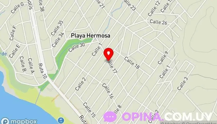 mapa de Inmobiliaria. Playas de Piriápolis Consultor inmobiliario en Piriápolis