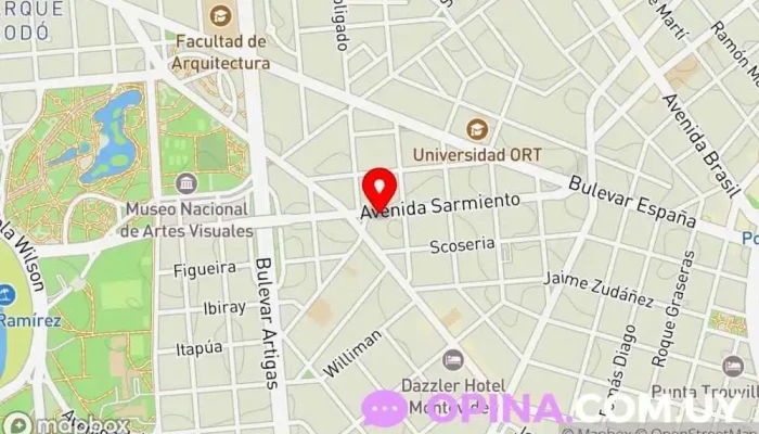 mapa de Inmobiliaria Record Agencia inmobiliaria en Montevideo