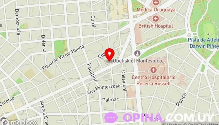 mapa de Inmobiliaria Robert Agencia inmobiliaria en Montevideo