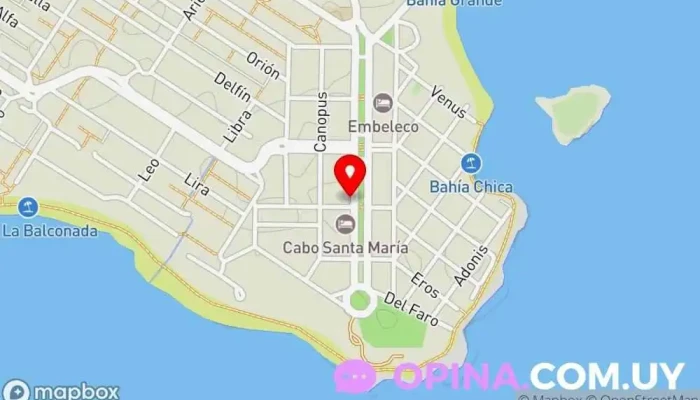 mapa de Inmobiliaria Silvana Quesada Agencia inmobiliaria en La Paloma