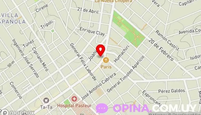 mapa de Inmobiliaria Timer Agencia inmobiliaria en Montevideo