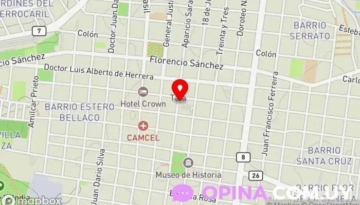 mapa de Inmobiliaria Union Agencia inmobiliaria en Melo