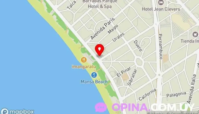 mapa de Inmobiliaria Vignolo Agencia inmobiliaria en Punta del Este