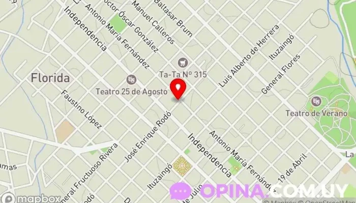 mapa de Inspección Departamental de Florida - DCTE Escuela en Florida