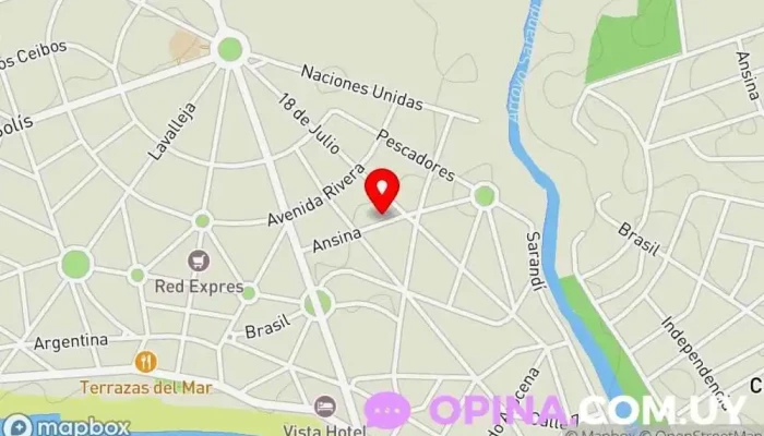 mapa de InspirArte Papelería en La Floresta