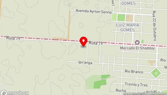 mapa de Instituto de Alta Especialización Chuy - DGETP Centro educativo en Chuy