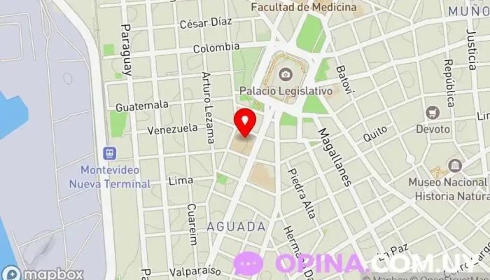 mapa de Instituto de Profesores Artigas Centro de formación profesional, Escuela comunitaria, Centro de estudios, Centro de formación en Montevideo