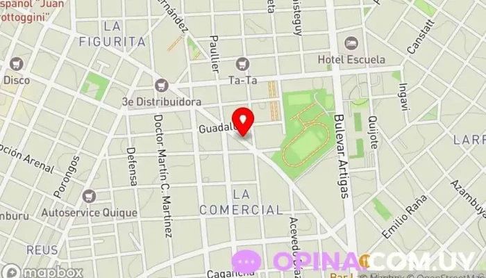 mapa de Instituto Geselliano Jardín Jardín de infancia en Montevideo