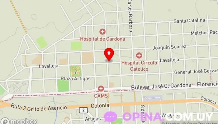 mapa de Instituto Horizontes Centro De Atención Integral Escuela en Cardona