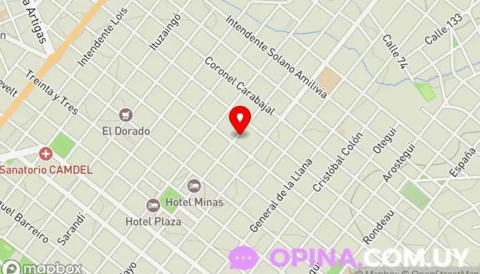 mapa de Instituto Integral Escuela en Minas