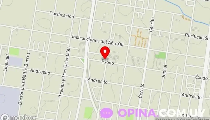 mapa de Instituto Punto Com Paysandú – Suc. Norte Institución educativa, Academia de informática en Paysandú