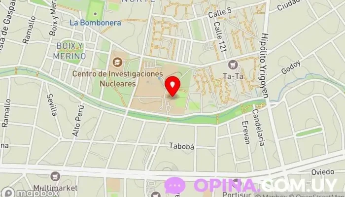 mapa de Instituto Superior de Educación Física (Sede Malvin Norte) Universidad pública en Montevideo