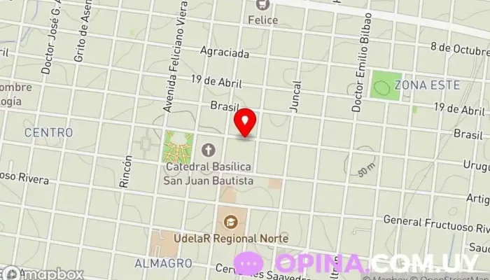 mapa de Instituto Técnico Proa Escuela en Salto