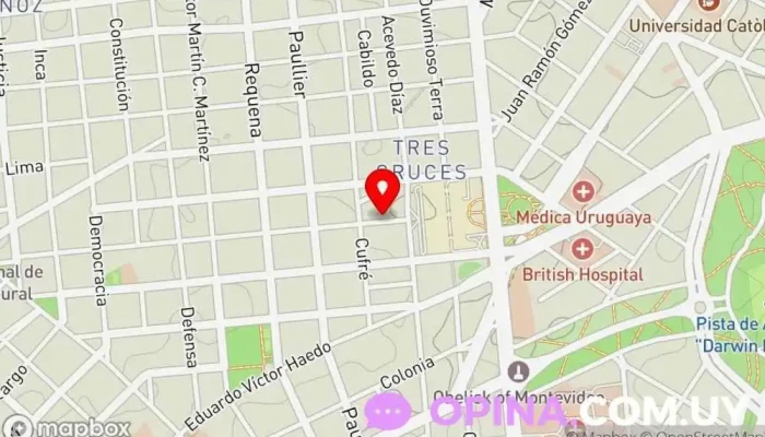 mapa de Integra Escuela en La Paz