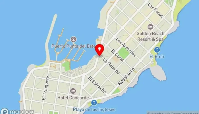 mapa de Isidora Restaurante en Punta del Este