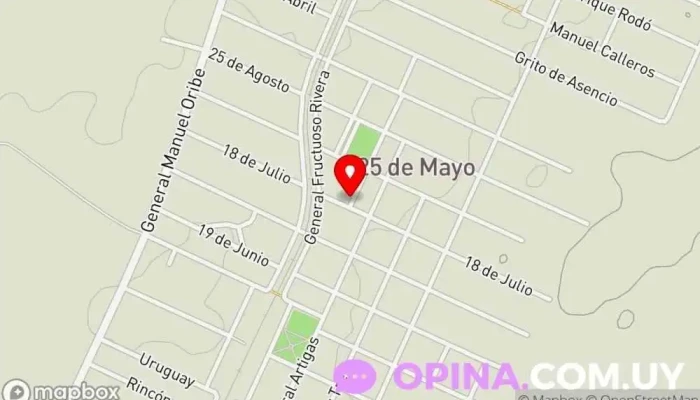 mapa de Isla Mala Condominio en Veinticinco de Mayo