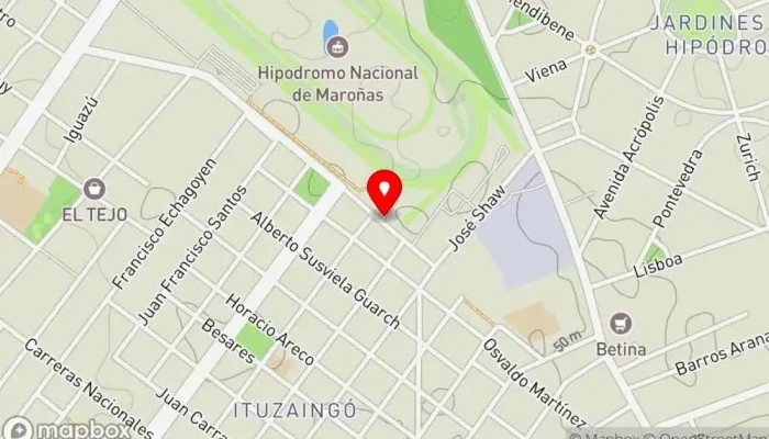 mapa de Ituzaingó Restaurant Restaurante en Montevideo