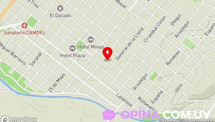 mapa de JARANA Academia de Danza Academia de baile en Minas