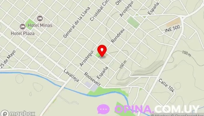 mapa de jardin 114 Escuela en Minas