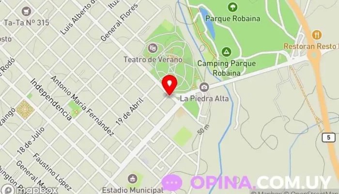 mapa de Jardin Arcoiris Escuela en Florida