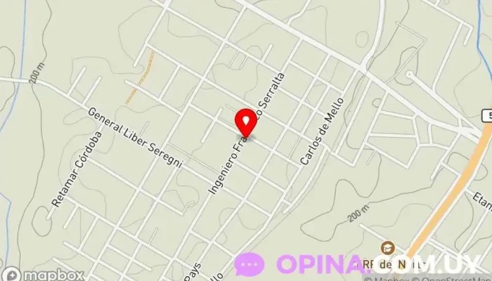 mapa de Jardín de Infantes Nº 137 Jardín de infancia en Rivera