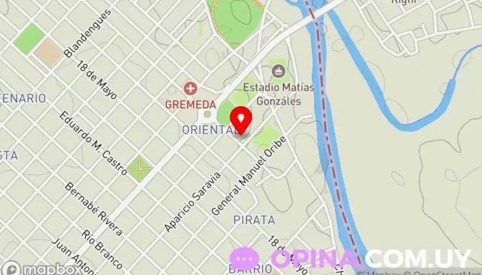 mapa de Jardin de Infantes No 72 Enriqueta Compte y Riqué Jardín de infancia en Artigas