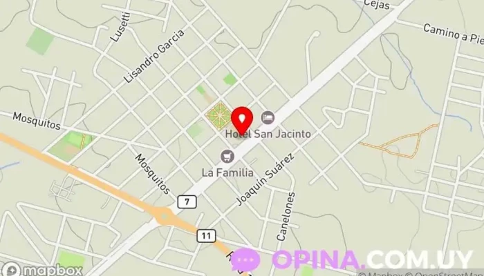 mapa de Jardín De Infantes Nº256 Escuela en San Jacinto