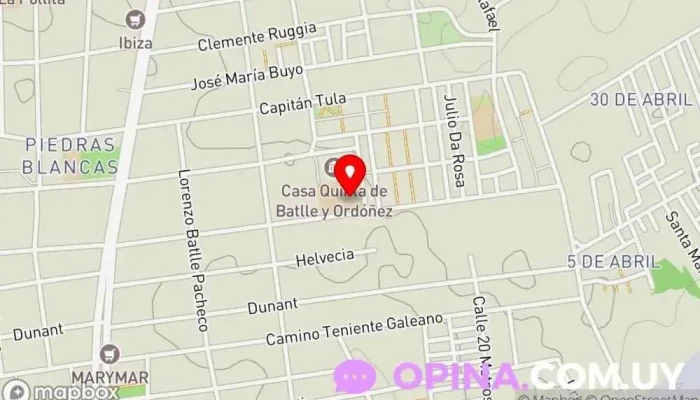 mapa de Jardin de Infantes Nº381 Jardín de infancia en Montevideo