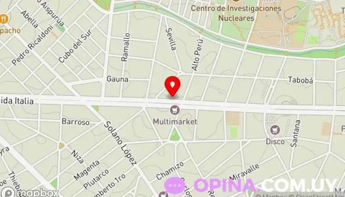 mapa de Jardin de Infantes Ziraldo Centro Head Start en Montevideo