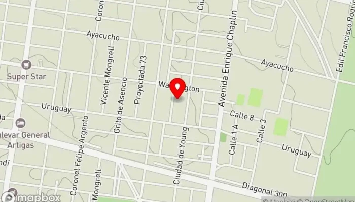 mapa de Jardin De Mandalas Lounge, Casa encantada en Paysandú