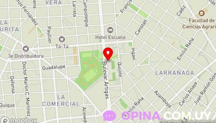 mapa de Jardín Moruli Jardín de infancia, Centro de educación preescolar en Montevideo