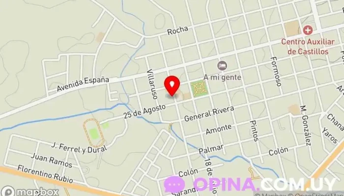 mapa de Jardín N°104 Jardín de infancia en Castillos