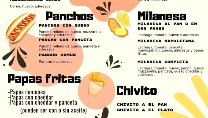 Jc Chiveteria:  Menu - Hamburguesería