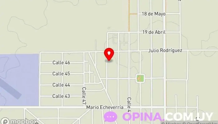 mapa de JCC Creaciones Papelería en Juan L. Lacaze