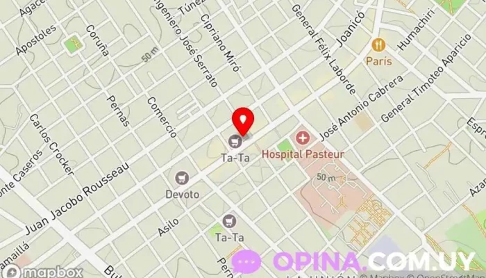 mapa de Joyerías Díaz Píriz Joyería en Montevideo