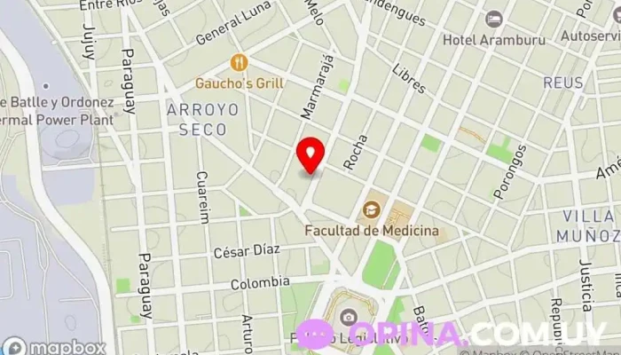 mapa de JSuarez Negocios Inmobiliarios Agencia inmobiliaria en Montevideo