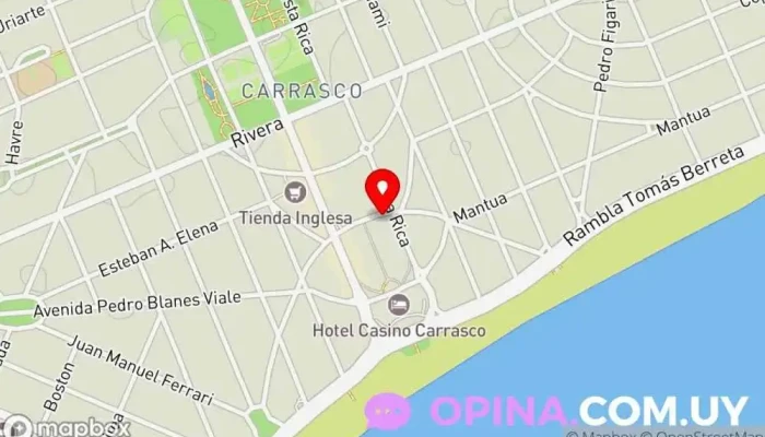 mapa de Juan Ruiz Negocios Inmobiliarios Agencia inmobiliaria en Montevideo