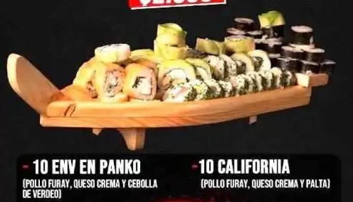 Kami Sushi La Teja:  Menu - Restaurante japonés