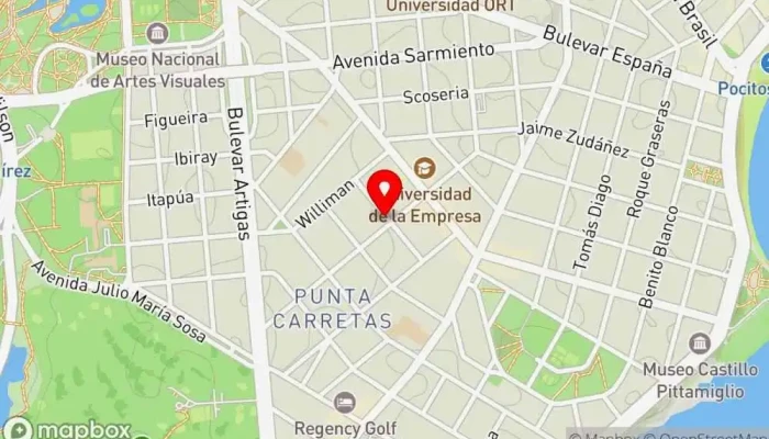 mapa de Kantina Bar en Montevideo