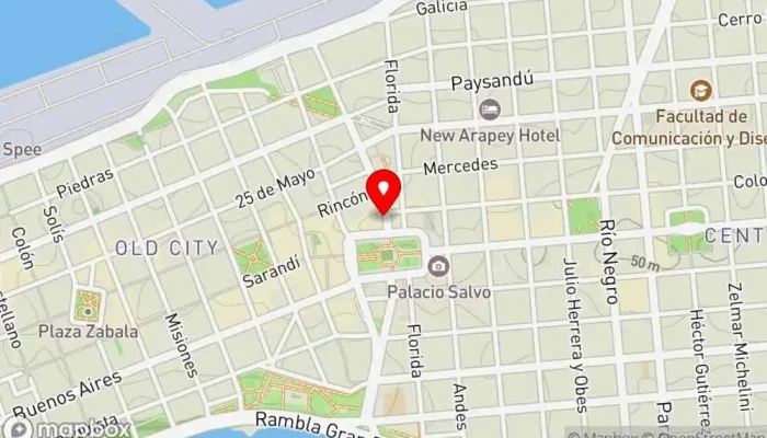 mapa de Karaoke Pub Bar en Montevideo