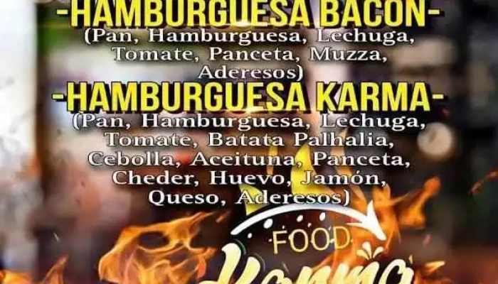 Karma Food:  Menu