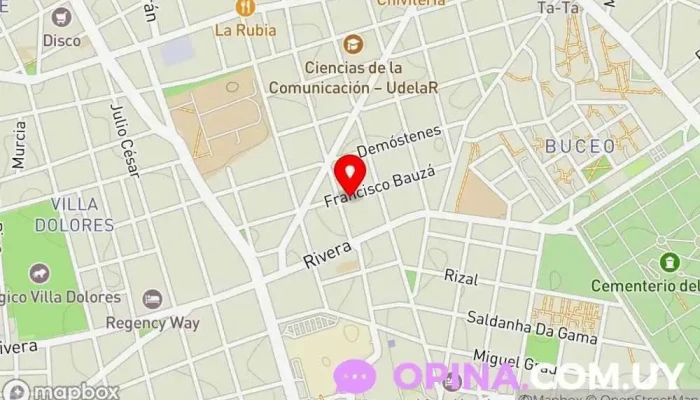 mapa de Katz Propiedades Agentes inmobiliarios en Montevideo