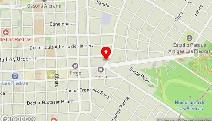 mapa de Kienes son estos 23 Restaurante en Las Piedras