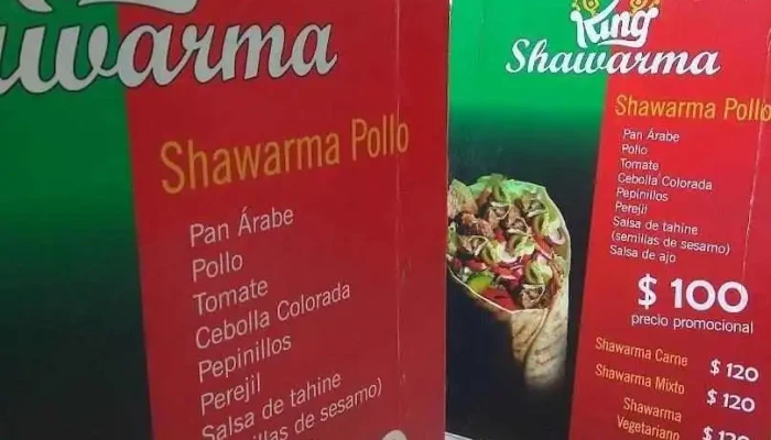 King Shawarma:  Menu - Restaurante