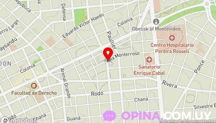 mapa de Kiosco la Clave Quiosco en Montevideo