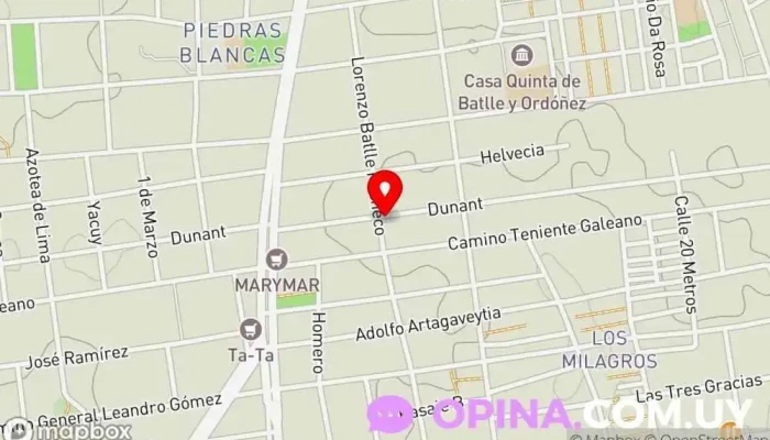 mapa de kioscogabis Comercio en Montevideo