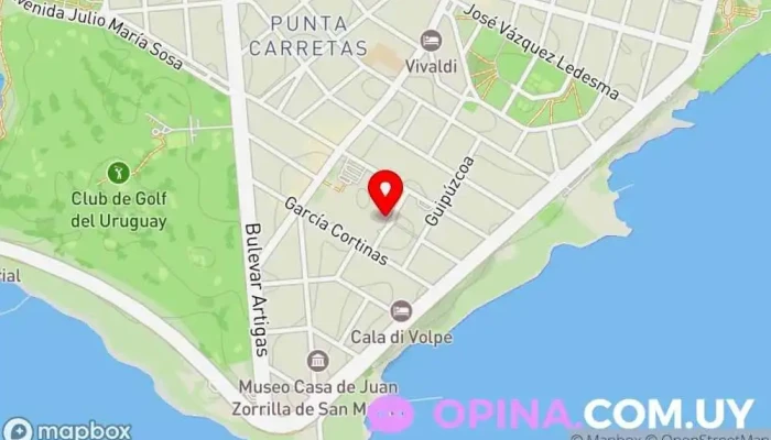 mapa de Kleos Group Agencia inmobiliaria en Montevideo