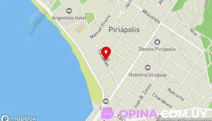 mapa de Kowss Negocios Inmobiliarios Agencia inmobiliaria en Piriápolis